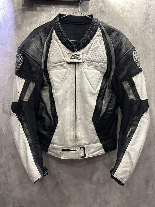 Мотокуртка чоловіча шкіряна розмір М