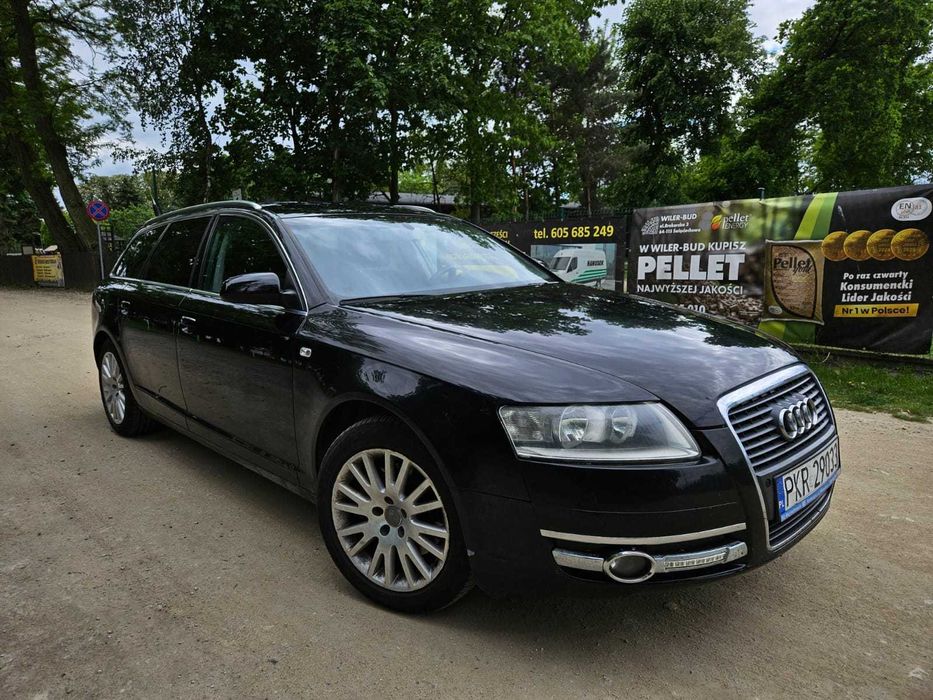 Audi A6 3.0 Quatroo * 2007 rok * 363 tys przebiegu * Czarna * Chrome * LIKWIDACJA KOMISU cena przed 19200 cena po 13850
