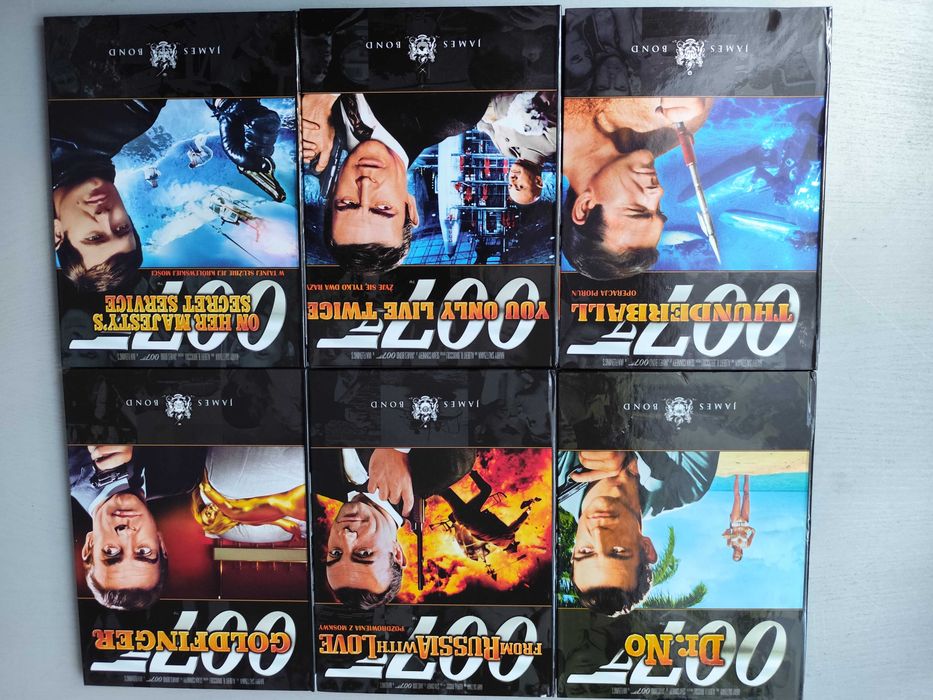 007 James Bond kolekcja 10 szt DVD różne