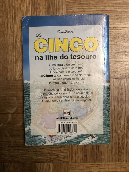 Os Cinco na Ilha do Tesouro. Número 1