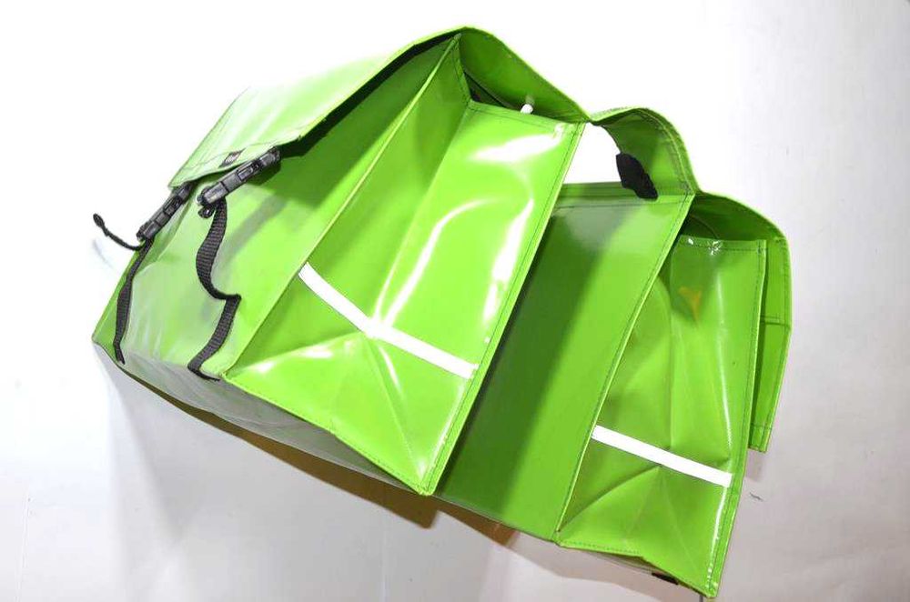 Sakwa Torba rowerowa miejska e bike Clarijs dwie komory XL 46L PCV ZI