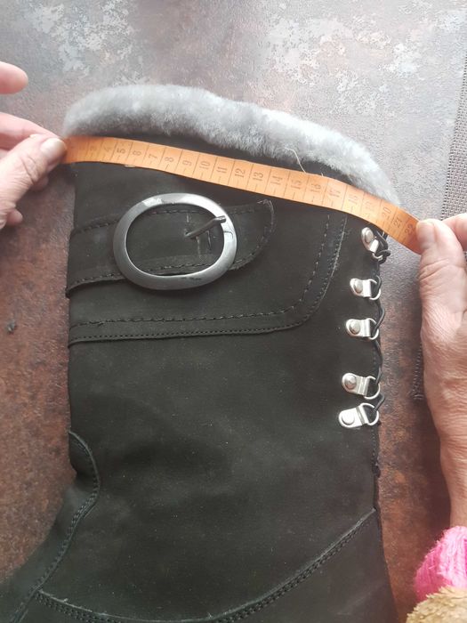 Сапоги женские брльшого размера на широкую ногу