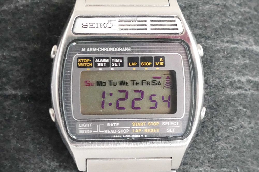 Seiko Alarm Chronograph  LCD Grudzień 1978