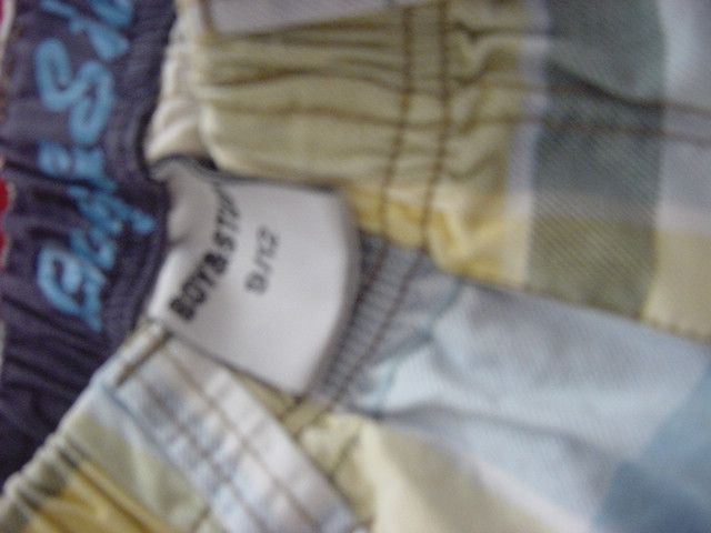 Calções Xadrez (9-12 meses)