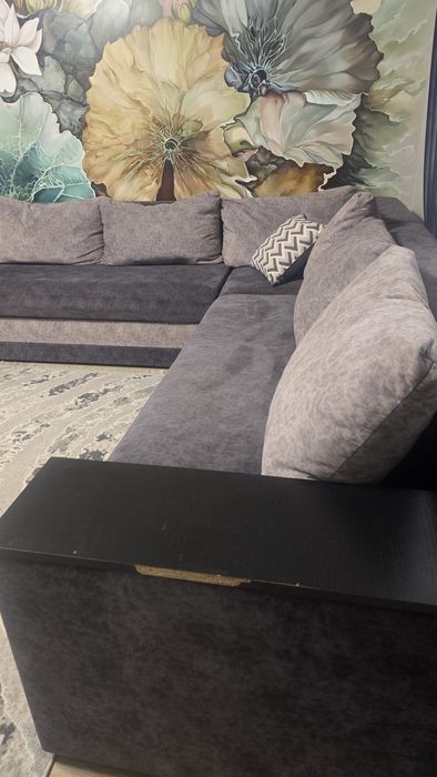 Диван кутовий з тканини