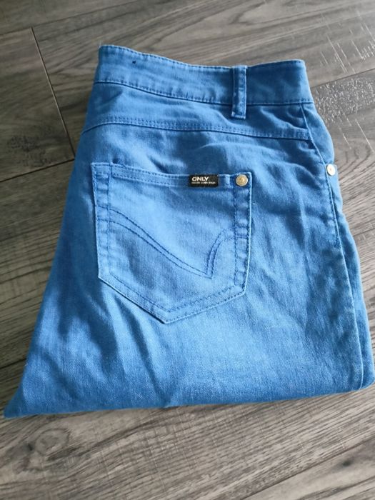 Spodnie jeansowe 34/36 rozmiar M ONLY niebieskie jeansy rurki