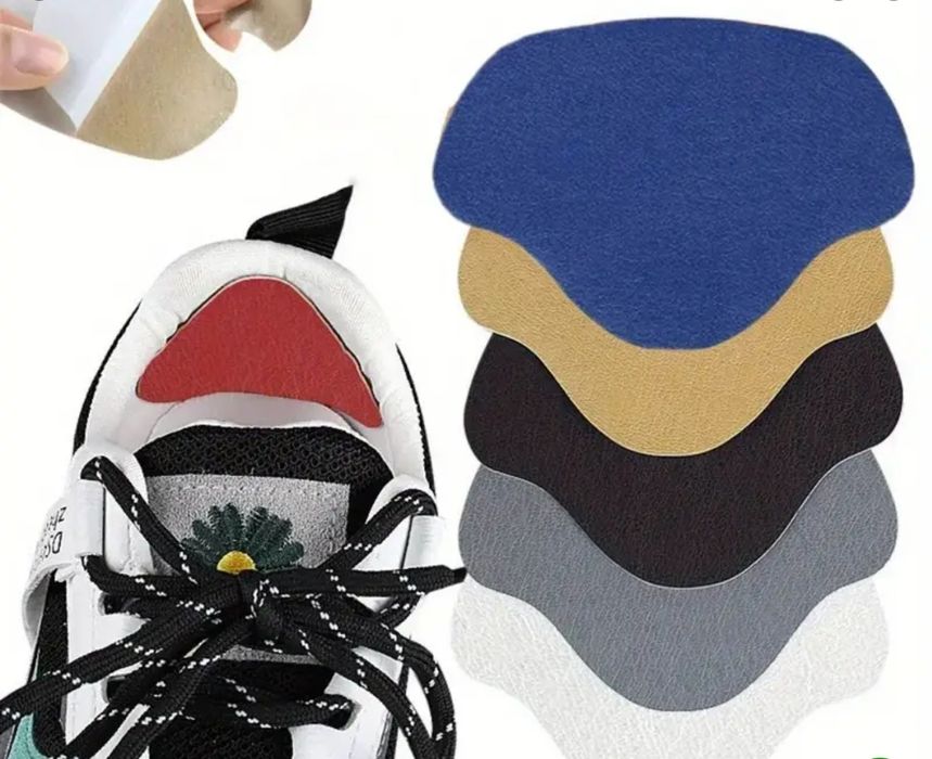 Наклейки наліпки на протерту пошкоджену п'яту задник, латки для взу