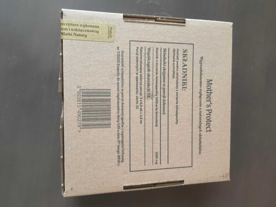 Mother's Protect Ashwagandą Żywe Zioła