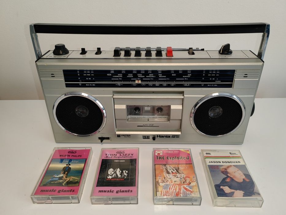 Radiomagnetofon Unitra Hania RMS 401 Nowy UKF *Sprawny Kasety 1987 PRL