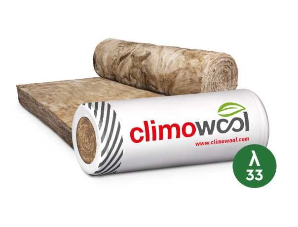 Wełna Mineralna Szklana Climowool 033  gr.10cm