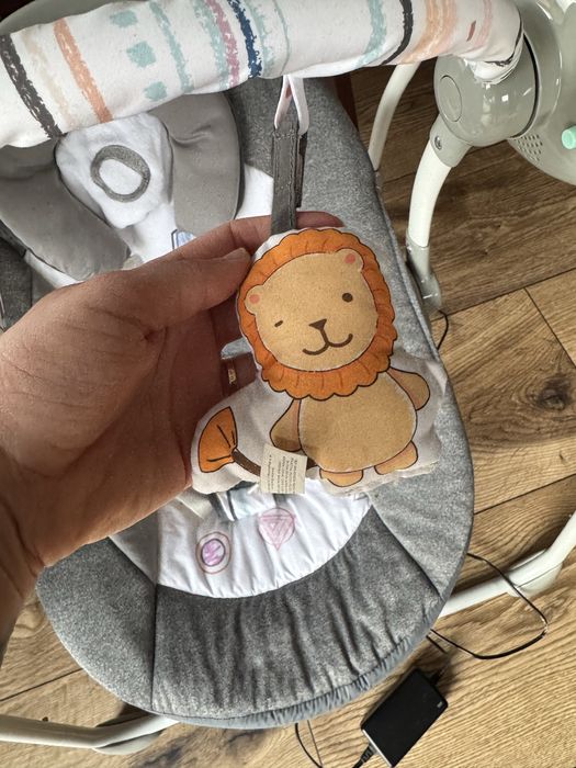 Bujaczek elektryczny Lionelo Ruben szary niebieski