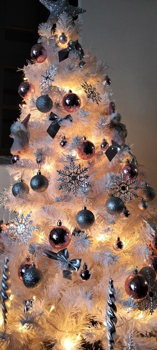 Árvore de Natal com decoração