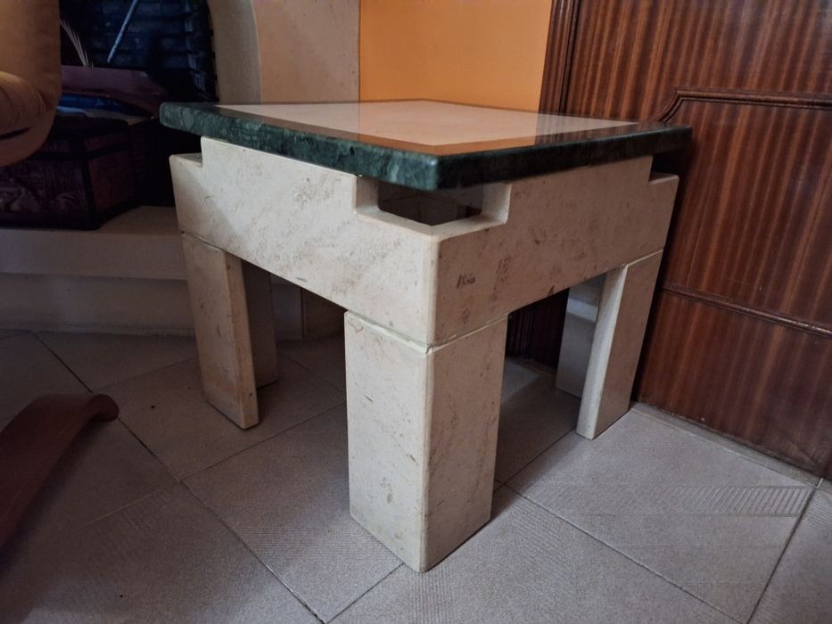 Aparador TV + mesa centro mármore