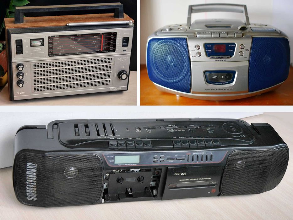 Магнитола SEG - SRR 2830 CD/ Clatronic SRR200 / Радіоприймач Selena B215