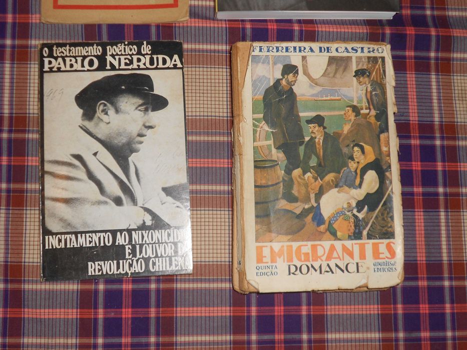 Livros antigos Ferreira de Castro, Platão, Neruda, Viriato Teles
