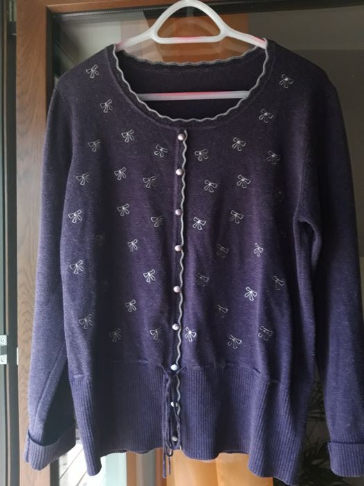 Sweter damski bluzka z długim rękawem L/XL