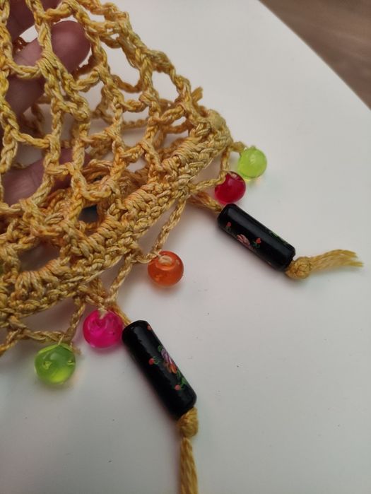 Karnawał, ażurowe nakrycie na głowę boho , sesja zdjęciowa, Halloween,