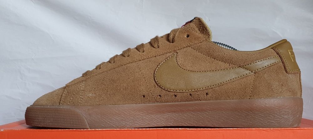 Nike Blazer Low GT x Supreme Tan 2016 9.5US/27.5CM/43EUR