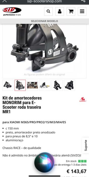 Suspensao Xiaomi m365