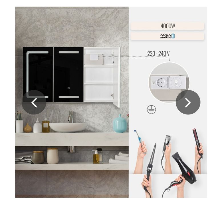 Szafka łazienkowa led