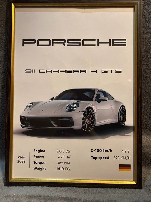 Постери з машинами | Декор | Картина з машинами | БМВ М5 | Порш 911 |