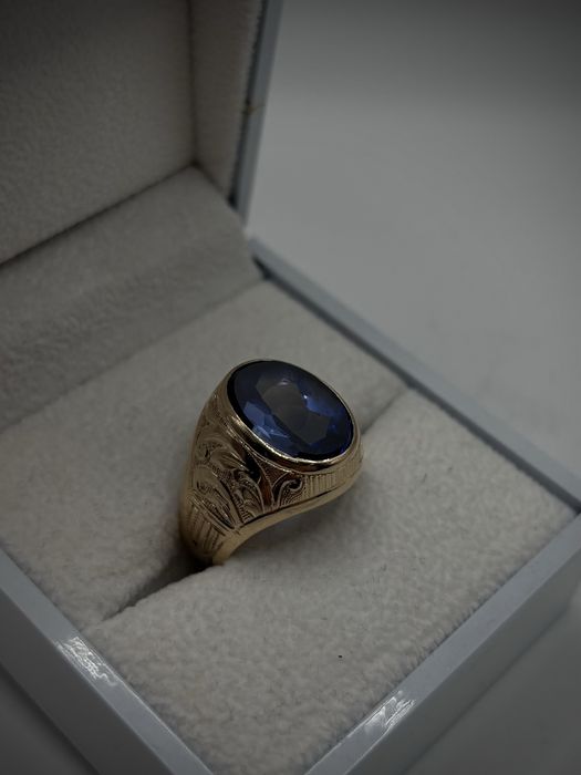 Złoty pierścionek 14,36g p585 - SPOKO LOMBARD łódź skup złota