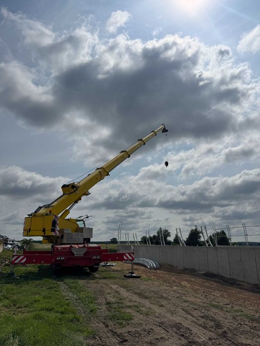 Usługi dźwigowe, usługi podnośnikiem koszowym