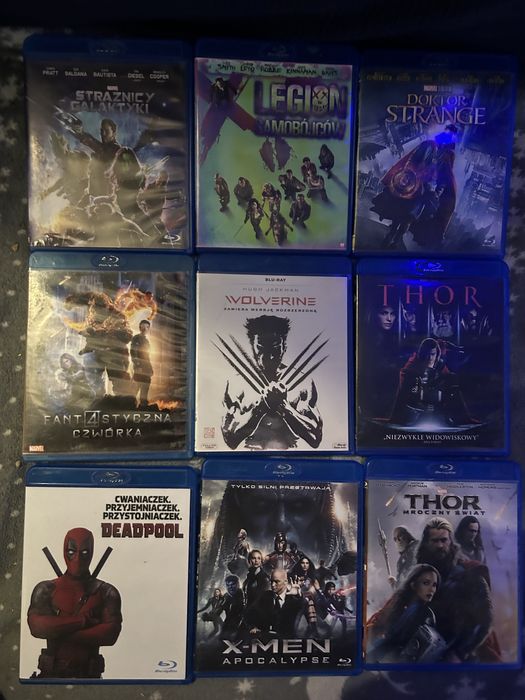 Płyty  Blu-ray 33 szt. .
