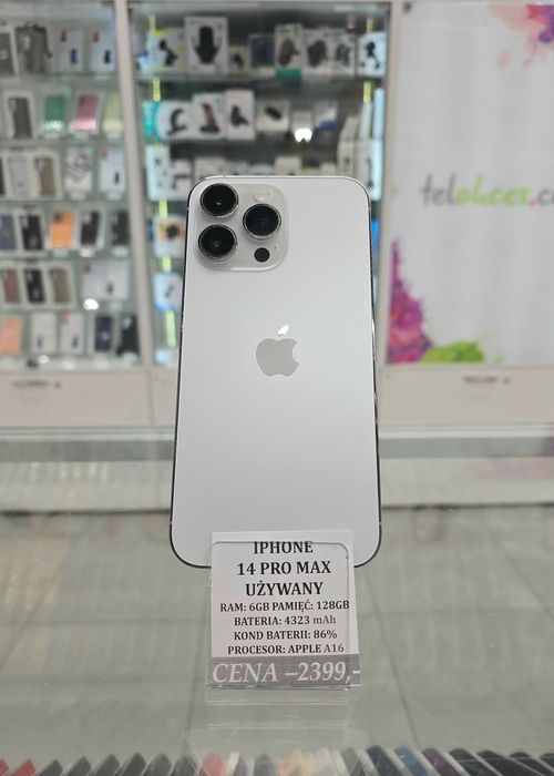 Iphone 14 Pro Max 128GB Bat 86% Telakces Felicity *Raty 0%