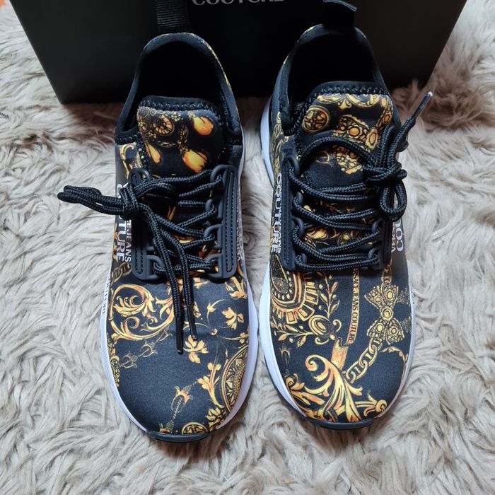 Versace Jeans Coulture Sneakersy 71VA3SA5 Czarny r. 37 adidasy tenisów