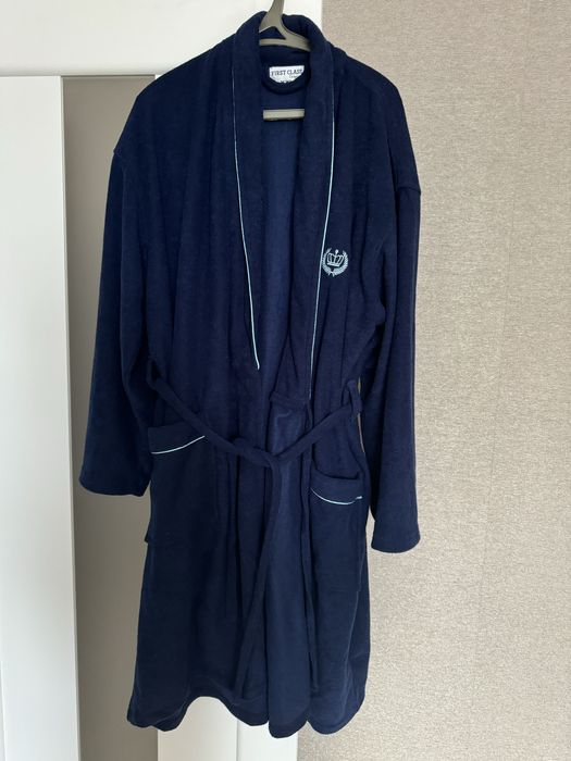 Мужской халат на флисе