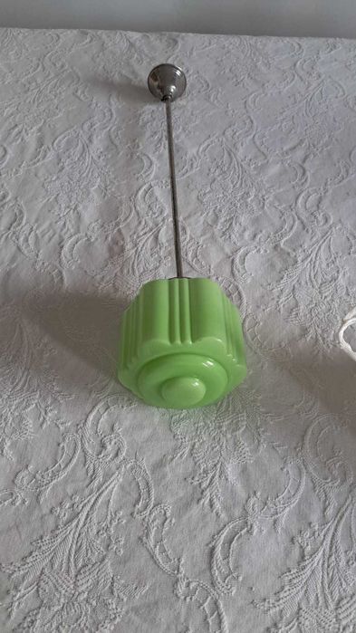 3 Globos de vidro art deco