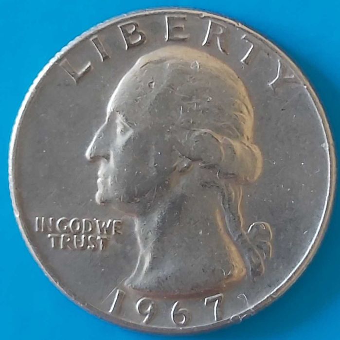 1/4 Dólar de 1967, dos Estados Unidos América