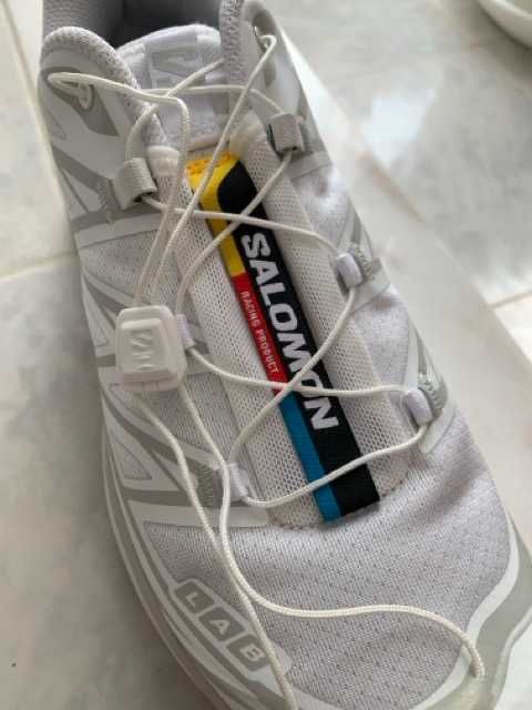 Salomon XT-6 White/Lunar Rock EU 41⅓ - Como Novos