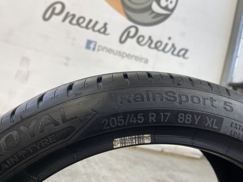 Pneus 205-45r17 Uniroyal como novos