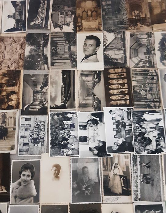 Lote de 97 Postais Antigos, a preto e branco