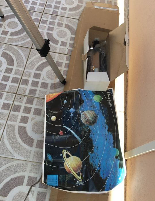 Telescópio bluesky com acessorios