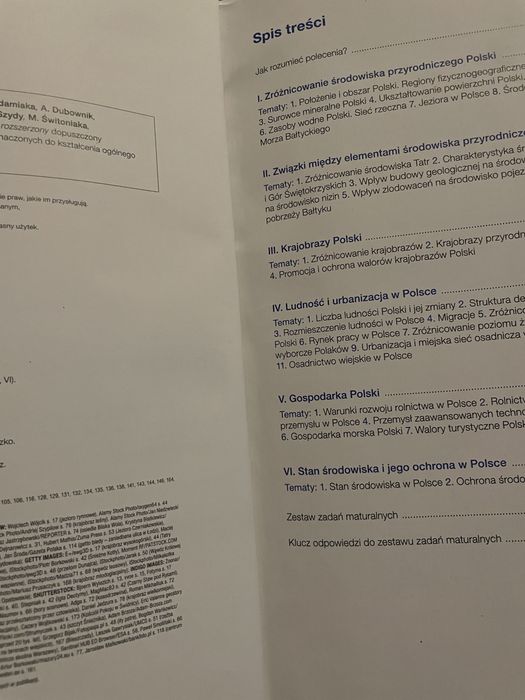 Maturalne karty pracy geografia rozszerzona