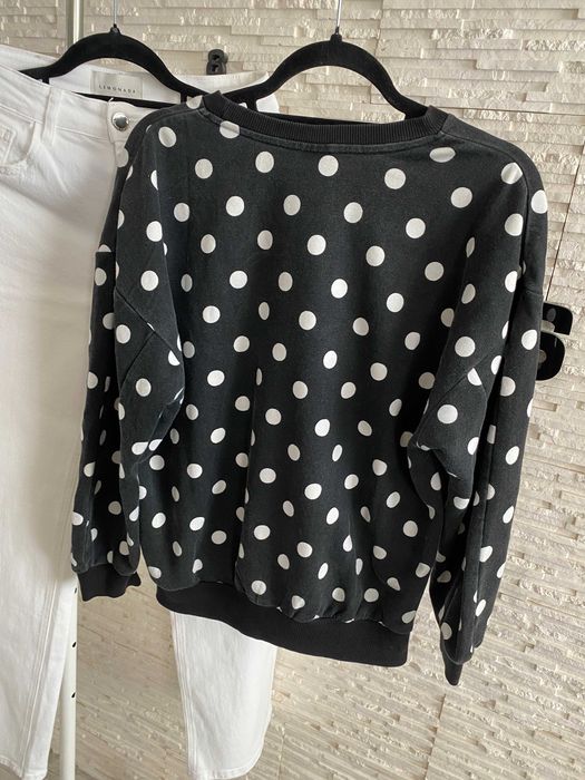 Adidas bluza viral kropki groszki grochy black