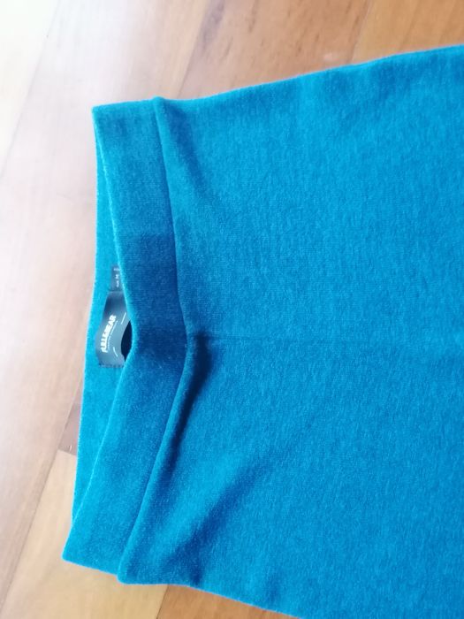 Calças de malha super elegantes em tam M