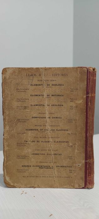 Elementos de zoologia - 1894 - de Maximiano Lemos