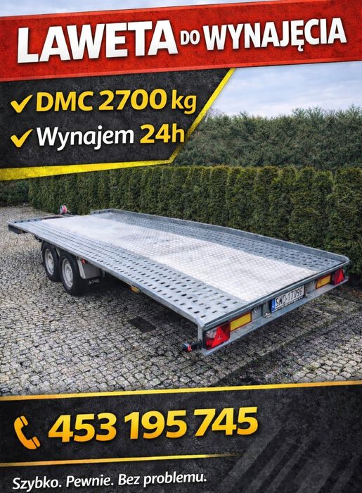 LAWETA DO WYNAJĘCIA 24h DMC 2700 TANIO – Kędzierzyn-Koźle
