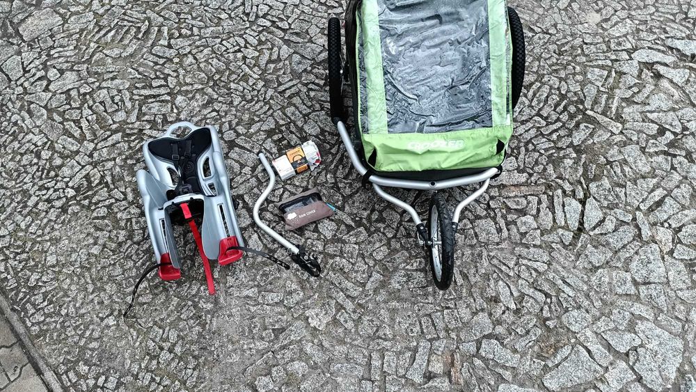 Croozer kid for 2. Wózek dziecięcy. Wózek do roweru. Wózek dla dwójki