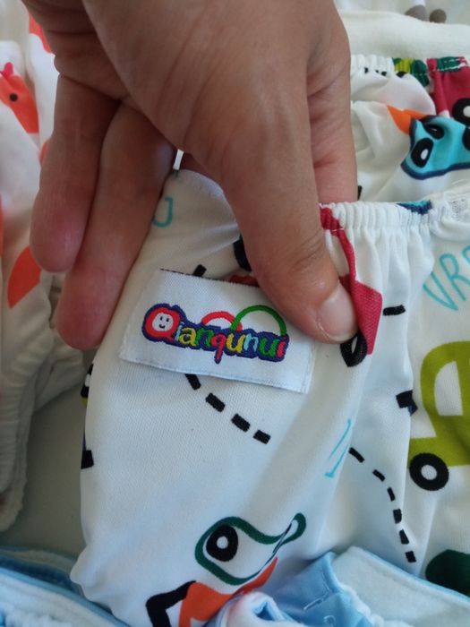 Fraldas reutilizáveis e absorventes