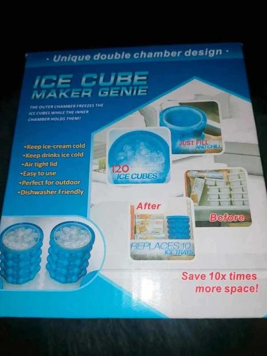 Wiaderko, Kostkarka do lodu, Sylikonowa, Nowa