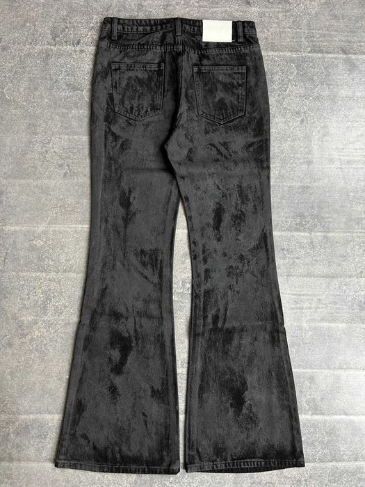 Джинси чорні штани черные flared клеш джинсы кльош jeans spots S M L