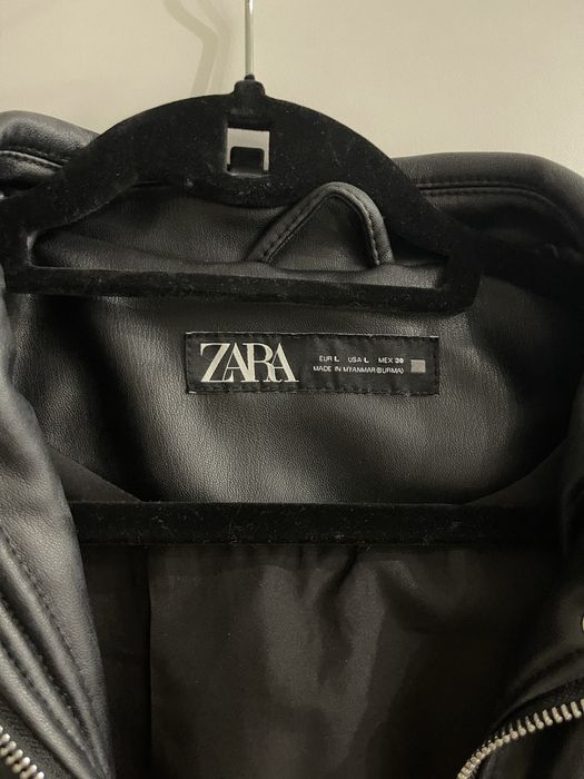 Шкіряна куртка Zara, розмір М