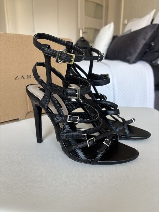 ZARA sandałki na obcasie r. 36