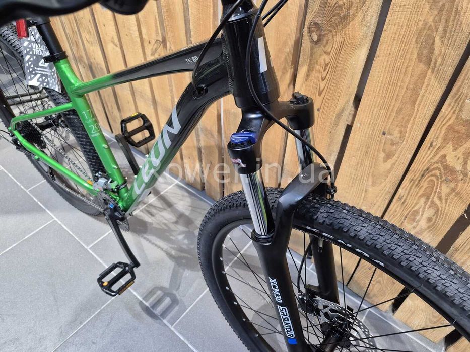 Найнер гідравліка алюмінієвий велосипед Leon TN 80 AL 29" HDD рама-17"