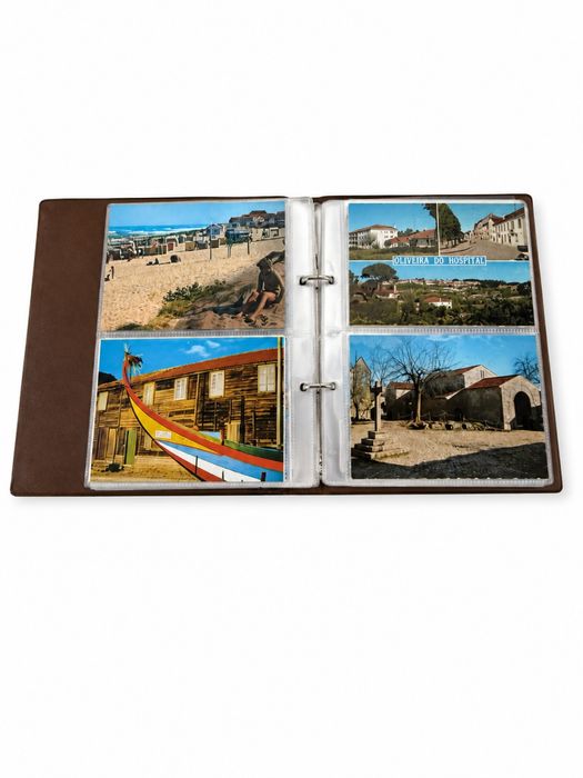 Postais - Álbum de 70 postais ilustrados - região centro